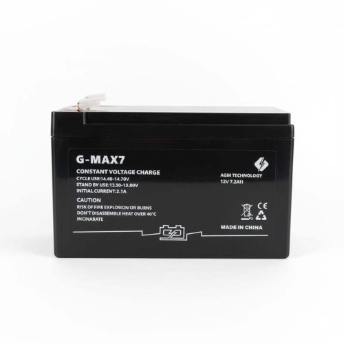 Gmax 7.2 amps battery 